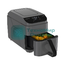 Аэрогриль GARLYN AG-1500 серый, 1500 Вт, 5.5 л, сенсор, 17 программ