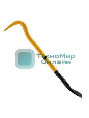 Лом-гвоздодер Denzel 450 мм, шестигранный 16 мм, окрашенный, сталь 65