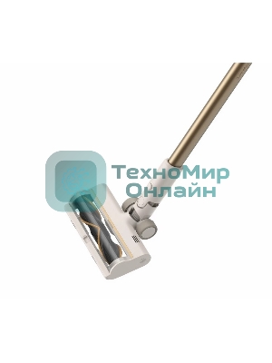 Пылесос вертикальный Dreame U20 бежевый/золотистый, питание от аккумулятора, 140 Вт, уборка сухая, пылесборник 0.5 л, работа от АКБ max 60 мин