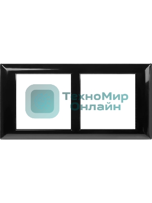 Рамка-суппорт 4 мод. Avanti для In-liner Front черный ДКС 4402914