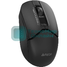 Мышь беспроводная A4Tech Fstyler FG12S черный, 1200 dpi, радиоканал, USB, кнопки - 3