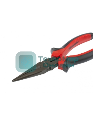 Длинногубцы Matrix 17158 черный Nickel, 160 мм, прямые, двухкомпонентные рукоятки