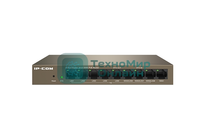 Коммутатор IP-COM 9PORT 8POE M20-8G-POE