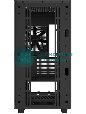 Компьютерный корпус Deepcool CH370 черный без БП mATX 1x120мм 1xUSB 2.0 1xUSB 3.0 audio bott PSU