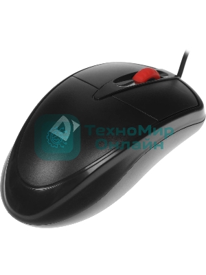 Мышь проводная Defender Icon MB-057 черный, 1000 dpi, USB, кнопки - 3