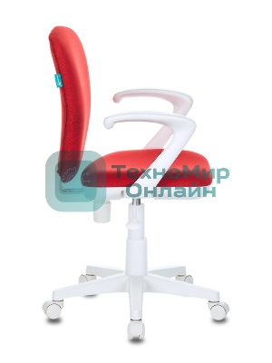 Кресло Бюрократ KD-W10AXSN/26-22 красный, ткань, 120 кг