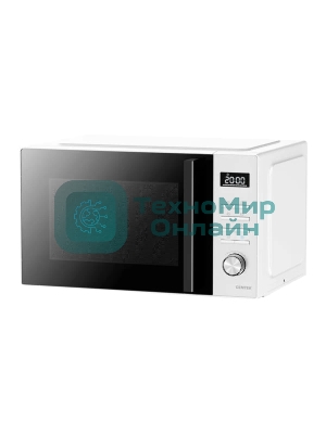 Микроволновая печь Centek CT-1563 белый, 23 л, 800 Вт, переключатели - кнопки, поворотный механизм
