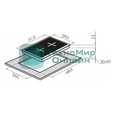 Газовая варочная панель HOMSair HGG321WH независимая, белый