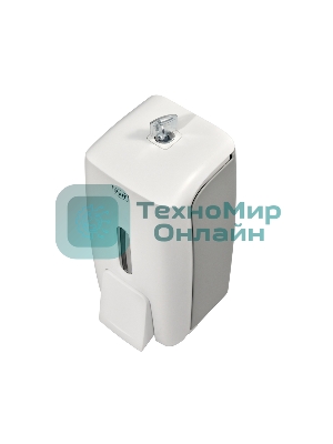 Дозатор для жидкого мыла пластик Puff-8120 белый, 0,8 л