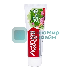 Зубная паста Active ACTIDENT Розмарин и Гималайская соль Ultra Shine, без парабенов, 100 г (512901005)