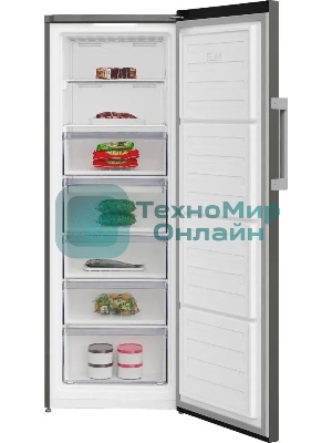 Морозильная камера Beko B3RFNK292G, темно-серый, 255л, 5 ящиков