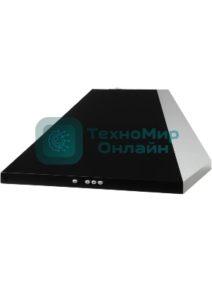 Вытяжка каминная Elikor Вента 50П-430-К3Д черный, 50 см, 430 куб. м/ч, 60 дБ