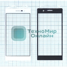 Стекло для Huawei Ascend P7 белое