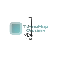 Тележка Рыжий кот BX-20ZP черная, металл. колеса, до 20 кг