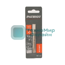 Сверло PATRIOT EXPERT по металлу, Р6М5К5, 3,2 мм, 1 шт в блистере