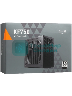 Блоки питания PCCooler KF750, 750W, APFC, 80+, 12cm Fan (P3-F750-W1H)