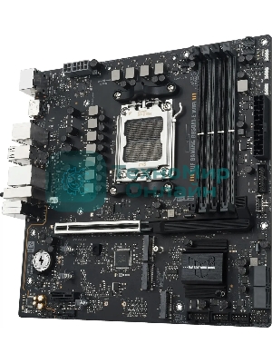 Материнская плата ASUS TUF GAMING B850M-E WIFI, AM5, AMD B850, 4xDDR5, 4xSATA, 3xM.2, 1xPCIe 5.0 x16, 1xPCIe 3.0 x1, 1xHDMI, 2xDP, 1x2.5Gb LAN, Wi-Fi 6E, Bluetooth 5.3, 1xUSB-C 10Gbps, 1xUSB-A 10Gbps, 2xUSB-A 5Gbps, 4xUSB-A 2.0, 3x3.5 мм, 7.1, mATX