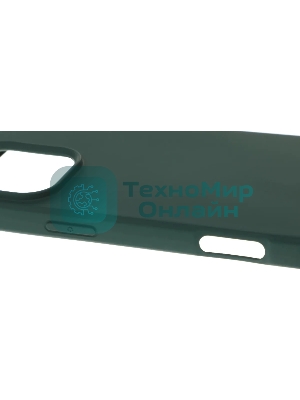 Чехол Microfiber Case для Apple iPhone 16 Pro Max зеленый опал, Borasco