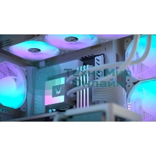 Кулер с водяным охлаждением Formula V Line ICE JET GLOW 360 WH, 360мм, 3x120мм, ARGB fans, LGA115X/1200/1700/1851, AM4/AM5