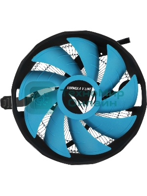 Кулер для процессора AeroCool/Formula Verkho Plus серебристый/черный, 120 мм, алюминий, 2000 об/мин, 26.5 дБ, 4 pin, 110 Вт, 68 мм
