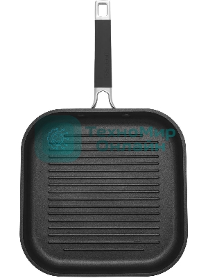 Сковорода-гриль Rondell Stolz RDA-1769, 26 см, без крышки, серый