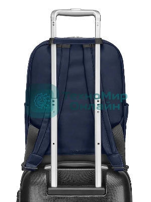 Рюкзак для ноутбука Moleskine CLASSIC (ET86UBKB20) 32x42x11 см эко-кожа синий сапфир