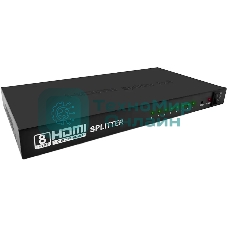 Сплиттер аудио-видео Premier 5-872-8 HDMI (f)/8xHDMI (f) черный