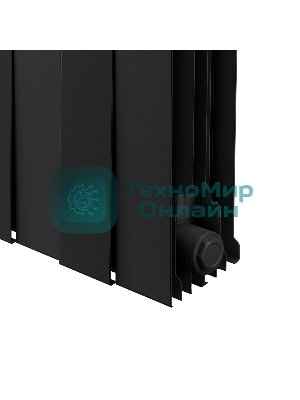 Радиатор биметаллический Royal Thermo PianoForte 200 черный- 14 секц.