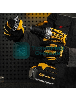 Щетка для дрели Denzel 65 мм, чашка, со шпилькой, нержавеющая крученая проволока