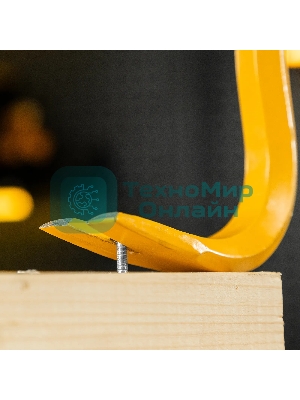 Лом-гвоздодер Denzel 450 мм, шестигранный 16 мм, окрашенный, сталь 65