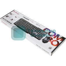 Комплект клавиатура+мышь Defender Jakarta C-805 беспроводной, USB, 1600 DPI, чёрный