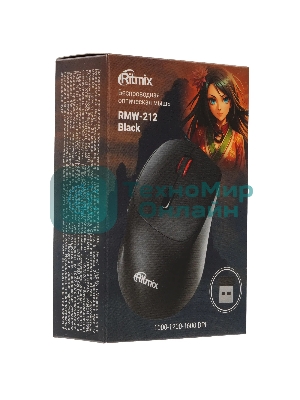 Мышь беспроводная Ritmix RMW-212 Black