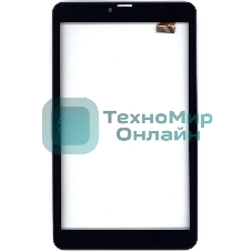 Сенсорное стекло (тачскрин) для Irbis TZ841, черное с рамкой