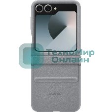 Чехол (клип-кейс) Samsung для Samsung Galaxy Z Flip6 Kindsuit Case Flip 6 (F741) серый (EF-VF741PJEGRU)