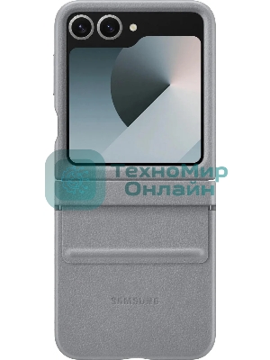 Чехол (клип-кейс) Samsung для Samsung Galaxy Z Flip6 Kindsuit Case Flip 6 (F741) серый (EF-VF741PJEGRU)