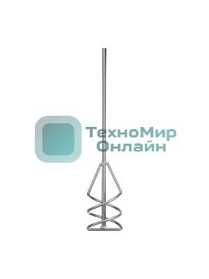 Миксер Сибртех для строительных смесей, 80х9х400 мм, шестигранный хвостовик