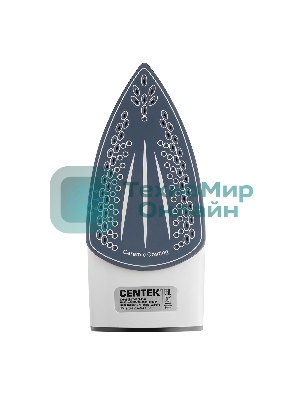Утюг Centek CT-2344 фиолетовый/белый, 2200 Вт, 45 г/мин, 145 г/мин, 320 мл