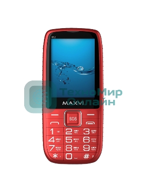 Мобильный телефон Maxvi B32 красный