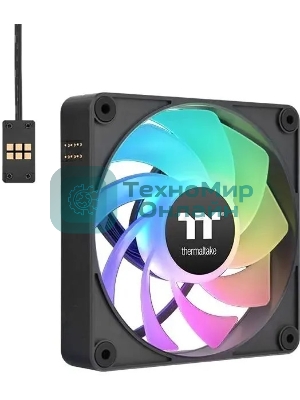 Вентилятор для корпуса Thermaltake CT120 EX Sync ARGB 120х120x25 черный 4-pin 28.5дБ (упак.:3шт) (CL-F181-PL12SW-A) Ret