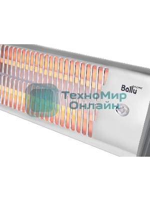 Обогреватель инфракрасный Ballu BIH-LW-1.2 серебристый, кварцевый, 1200 Вт, 20 м2