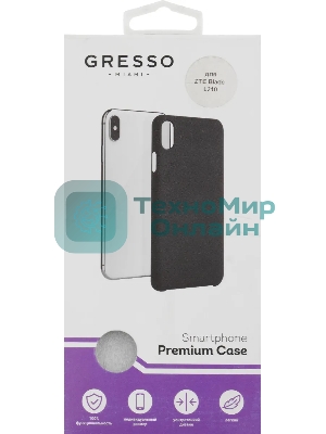 Чехол (клип-кейс) Gresso Meridian, для ZTE Blade L210, черный gr17mrn1008