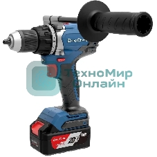 Дрель-шуруповерт DongCheng DCJZ06-13, 20 В, 5 Ач, 120 Нм, бесщеточный