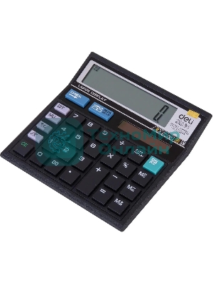 Калькулятор настольный Deli E39231 черный 12-разр.
