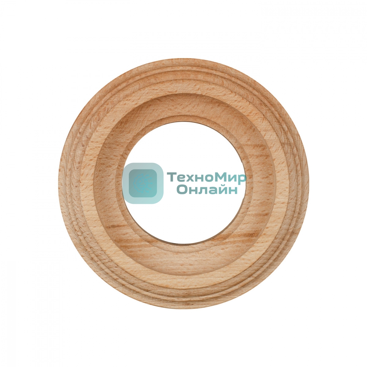 Рамка Bironi BF1-610-10 1 постовая, накладной монтаж, дерево, Натурэль