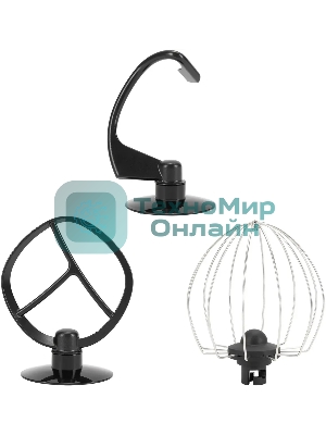 Кухонная машина Rondell RDE-1405 планетар.вращ. 1800Вт серебристый