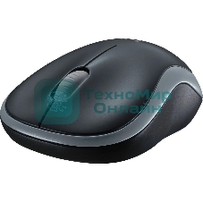 Мышь беспроводная Logitech M185 серый/черный, 1000 dpi, радиоканал, USB, кнопки - 3