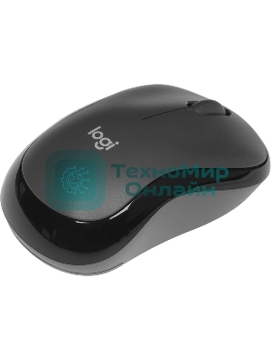 Мышь беспроводная Logitech M220 SILENT черный/серый, 1000 dpi, радиоканал, USB, кнопки - 3