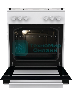 Плита комбинированная Gorenje GK6A20WF белый, конфорок 4 газовых, духовка 65 л, 60 см x 85 см x 60 см