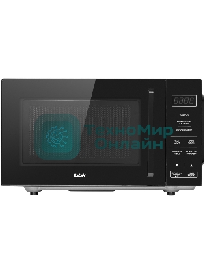 Микроволновая печь BBK 20MWS-750S/B черный, 20 л, 700 Вт, переключатели - сенсор