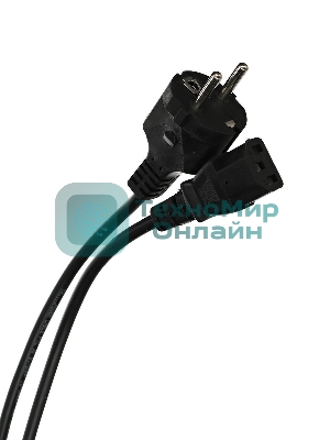Кабель компьютер - розетка 220V (EURO) 1.8м, 3G 0,75мм медь, Telecom